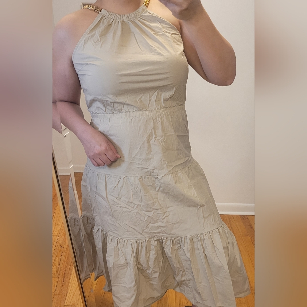 MICHAEL Michael Kors Strapless Cream Dress - Picture 1 of 11